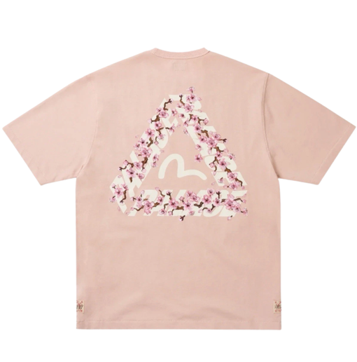 Camiseta Palace x Evisu "Misty Pink" Rosa