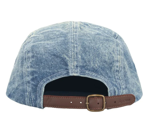 Boné Supreme FW26 "Washed Chino Twill" Denim