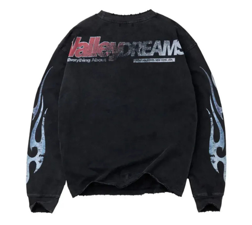 Longsleeve Valley "Goat" Preto