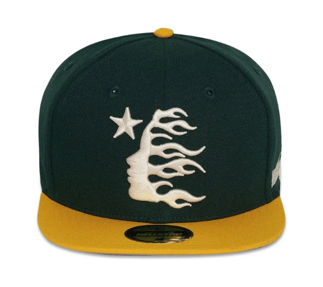 Boné Hellstar "Baseball Hat (Fitted)" Verde/Amarelo