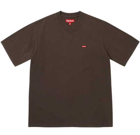 Camiseta Supreme SS26 "Small Box" Marrom