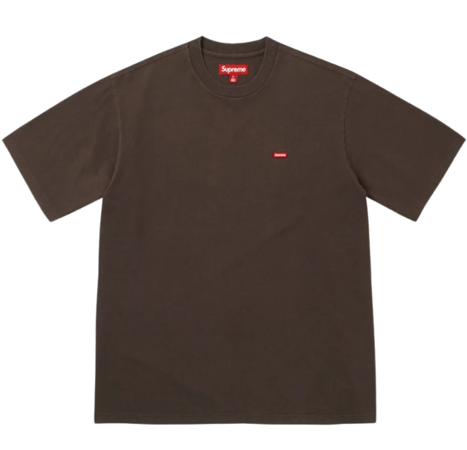 Camiseta Supreme SS26 "Small Box" Marrom