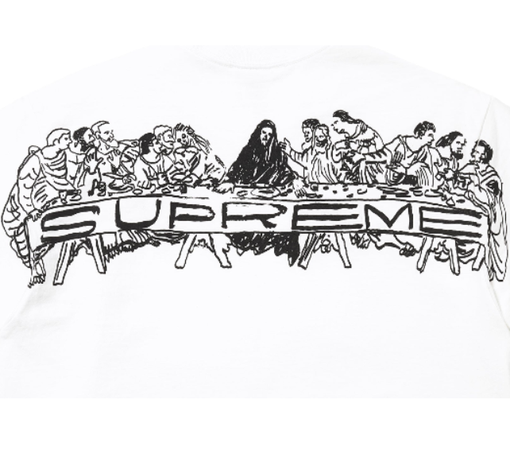 Camiseta Supreme SS26 "Supper" Branco