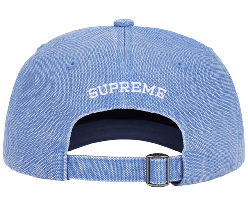 Boné Supreme SS26 "Pigment Coated S Logo 6-Panel" Azul Claro