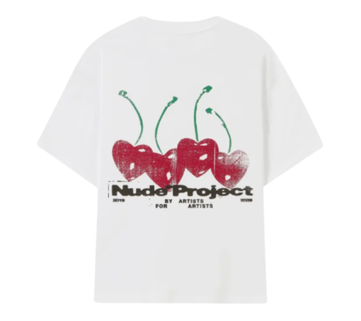 Camiseta Nude Project "Carmin" Branco
