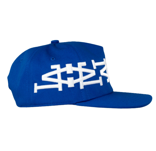 Boné Oma Design "LA LA Crown" Azul/Branco