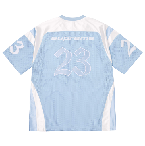 Jersey Supreme x Air Jordan "Warm Up" Azul Claro
