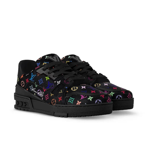 Tênis Louis Vuitton x Takashi Murakami "LV Trainer" Preto