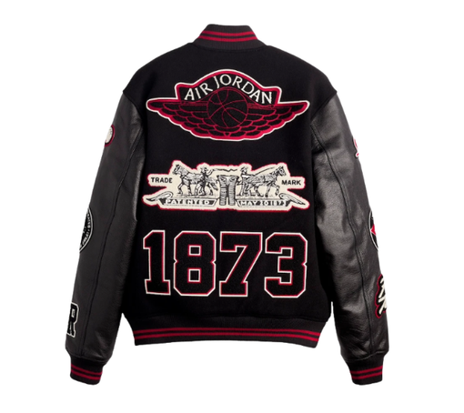 Jaqueta Levi's x Air Jordan "Varsity Black" Preto