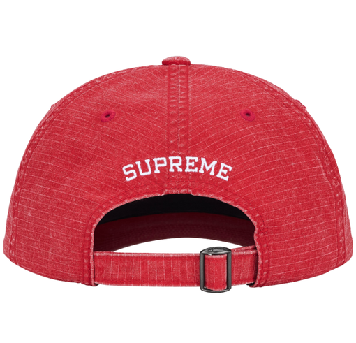 Boné Supreme SS26 "Arabic Logo" Vermelho