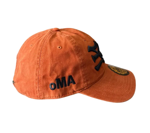 Boné Oma Design "NY NY Curved Brim" Laranja