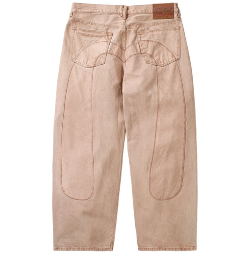 Calça Palace x Evisu "P90 Baggy Jean Pink Wash" Rosa