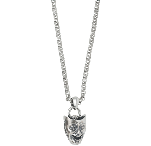 Corrente Supreme SS26 "Drama Masks Pendant" Prata