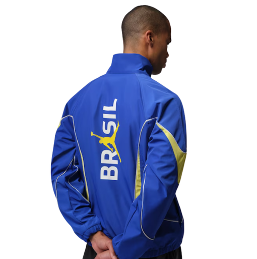 Jaqueta Air Jordan "Hino Brasil" Azul