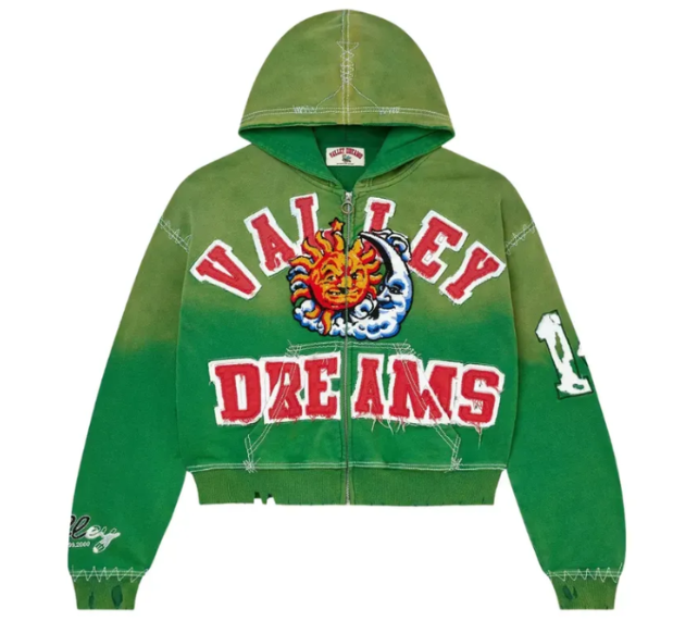 Moletom Valley "Sunny Zip Up" Verde