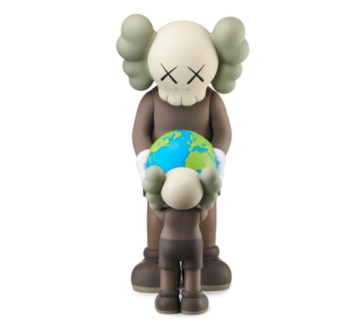 Boneco Kaws "The Promise Vinyl Figure Brown" Marrom