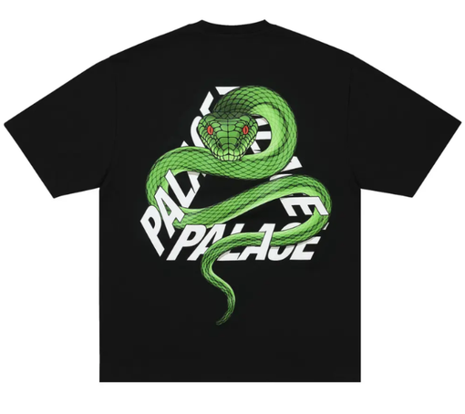 Camiseta Palace "Snakey P3" Preto