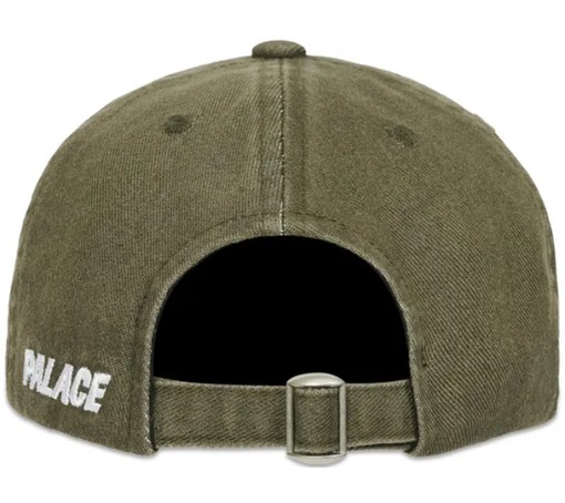 Boné Palace "Bleached Denim P 6-Panel Army Olive" Verde