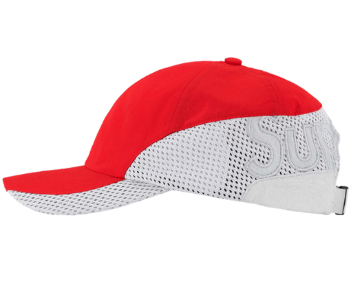Boné Supreme "Cordura Mesh 6 Panel" Vermelho