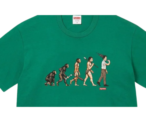 Camiseta Supreme SS26 "Evolution" Verde