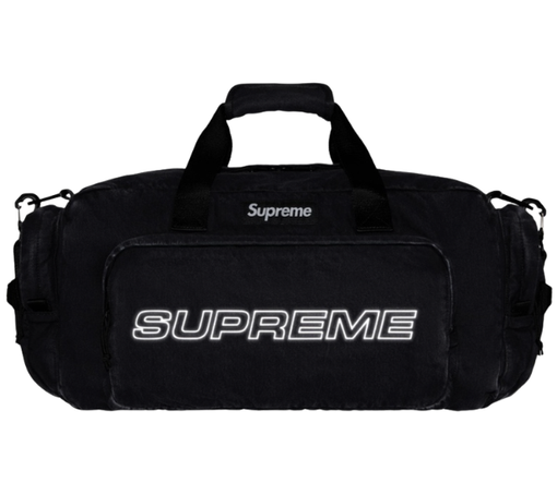 Duffle Bag Supreme FW25 "Denim" Preto