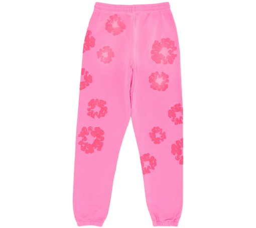 Calça Denim Tears "Mono Cotton Wreath" Rosa