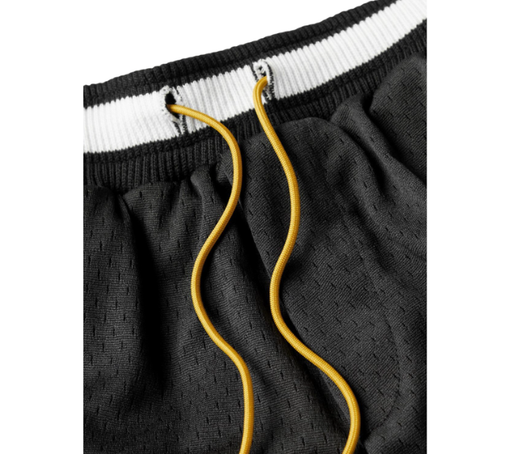 Shorts Rhude "Court Logo Mesh" Preto