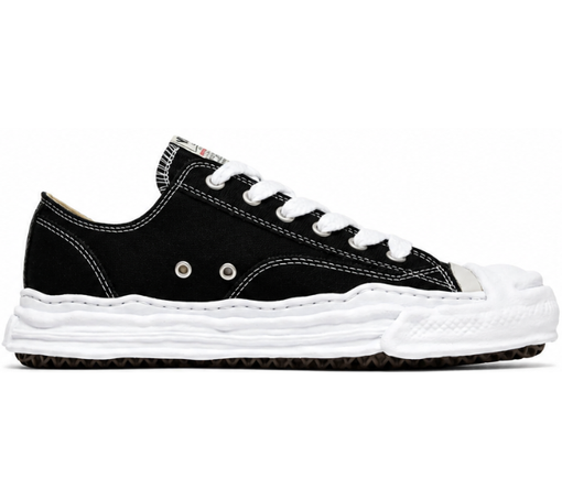 Tênis Mihara Yasuhiro "Hank OG Sole Canvas Low Black" Preto