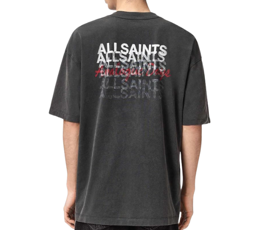 Camiseta AllSaints "Graphene Oversized Graphic Washed" Estonado