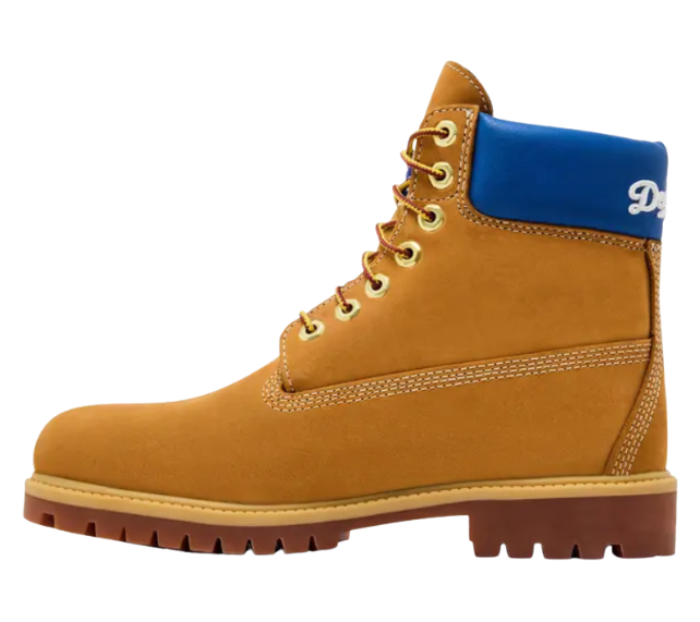 Timberland x New Era x MLB  "Premium Boot 6" Los Angeles Dodgers Wheat" Bege/Azul