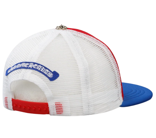 Boné Chrome Hearts "King Taco 4th Of July Trucker Hat" Vermelho/Azul