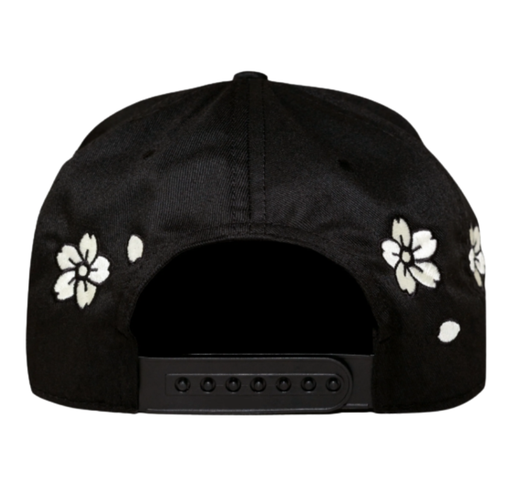 Boné Oma Design "NY NY Cherry Blossom" Preto/Creme