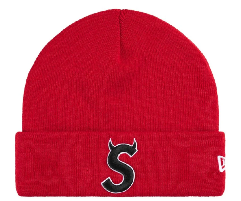 Touca Supreme SS26 "Devil S Logo" Vermelha