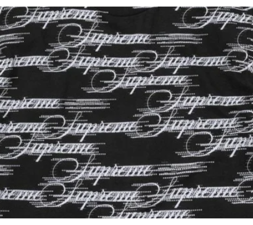 Camiseta Supreme FW26 "Script" Preto