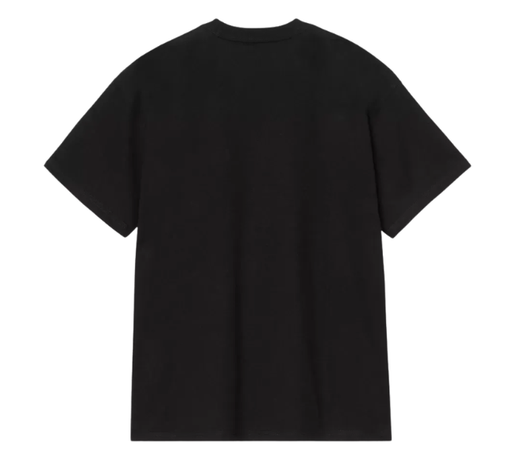 Camiseta Carhartt "Longhand Pocket T-shirt Black/White" Preto