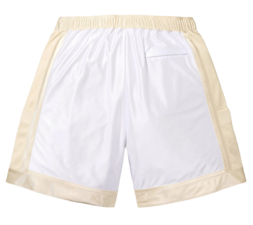 Bermuda Supreme SS25 "Side Pocket BasketBall Short Bege" Branco