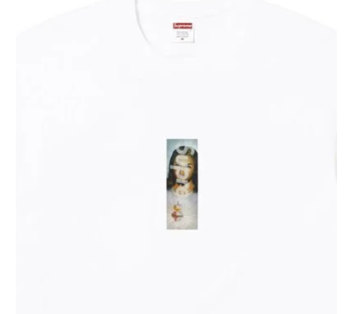 Camiseta Supreme FW26 "Prayer" Branco