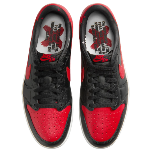 Tênis Nike Air Jordan 1 Retro Low OG "Banned" Vermelho