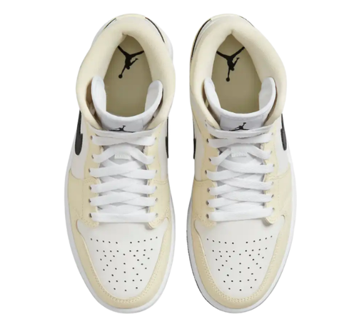 Tênis Air Jordan 1 Mid "Coconut Milk" Creme
