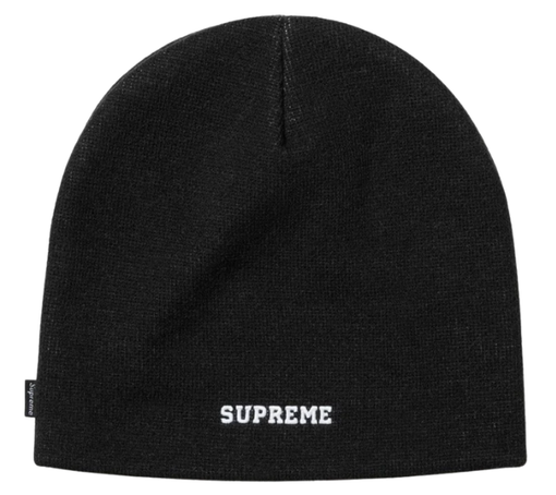 Touca Supreme FW26 x Nike "Oval" Preto
