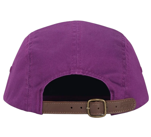 Boné Supreme SS26 "Washed Chino Twill" Roxo
