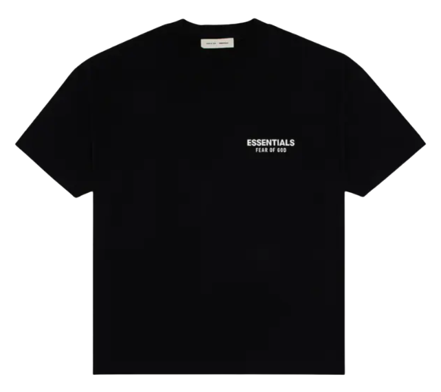Camiseta Fear of God Essentials "Classic Short Sleeve Tee Vintage Black" Preto