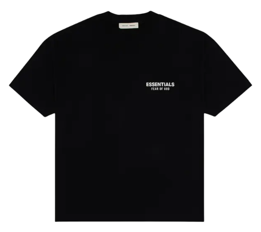 Camiseta Fear of God Essentials "Classic Short Sleeve Tee Vintage Black" Preto