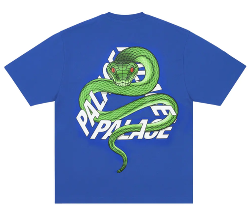 Camiseta Palace "Snakey P3" Azul