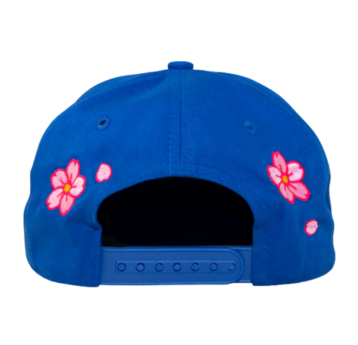 Boné Oma Design "LA LA Cherry Blossom" Azul