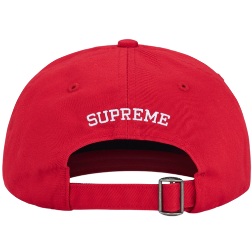 Boné Supreme FW25 "Splatter" Vermelho