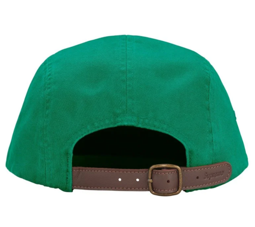 Boné Supreme FW26 "Washed Chino Twill" Verde