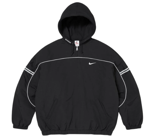 Jaqueta Supreme FW26 x Nike "Nylon Hooded Jacket" Preto