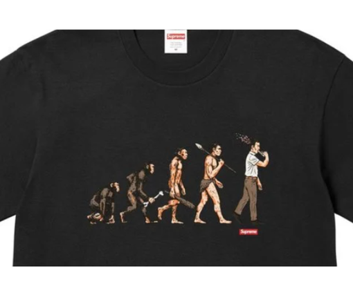 Camiseta Supreme SS26 "Evolution" Preto