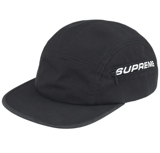 Boné Supreme "Side Zip SS26" Preto